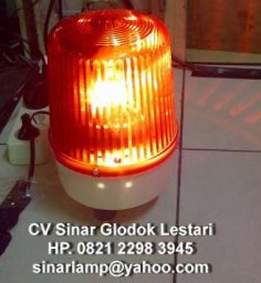 Lampu rotary warning light 6 inch